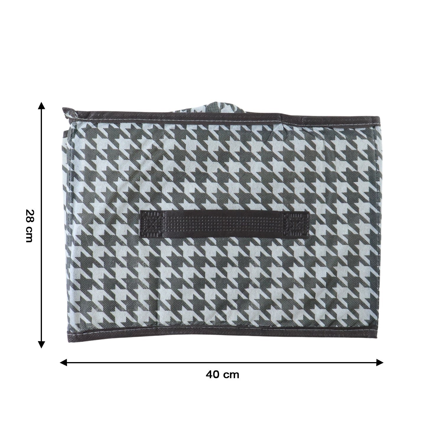 Foldable Fabric Storage Basket Organizer Box (1 Pc, 40x28Cm)