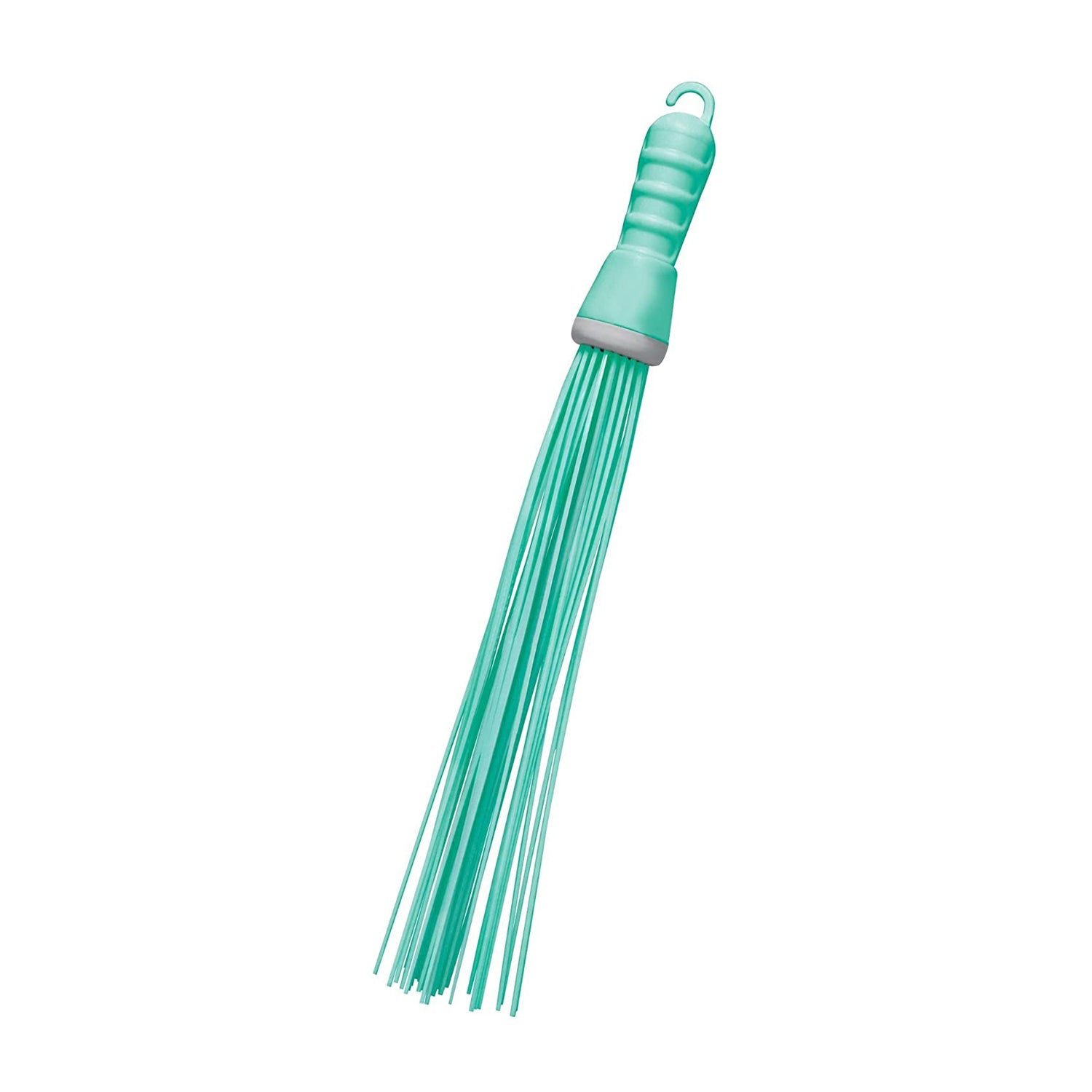 Plastic Hard Bristle Broom for Bathroom Floor Cleaning – Wet & Dry Scrubbing