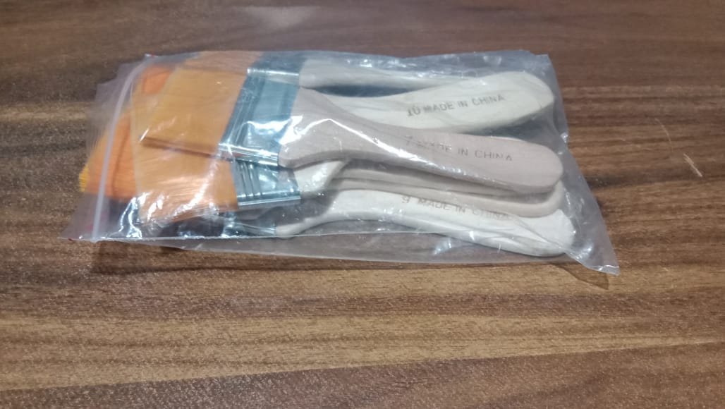 Nylon Pine Painting Brush Set – Dusting & Wall Paint Brushes (6 Pc Set)