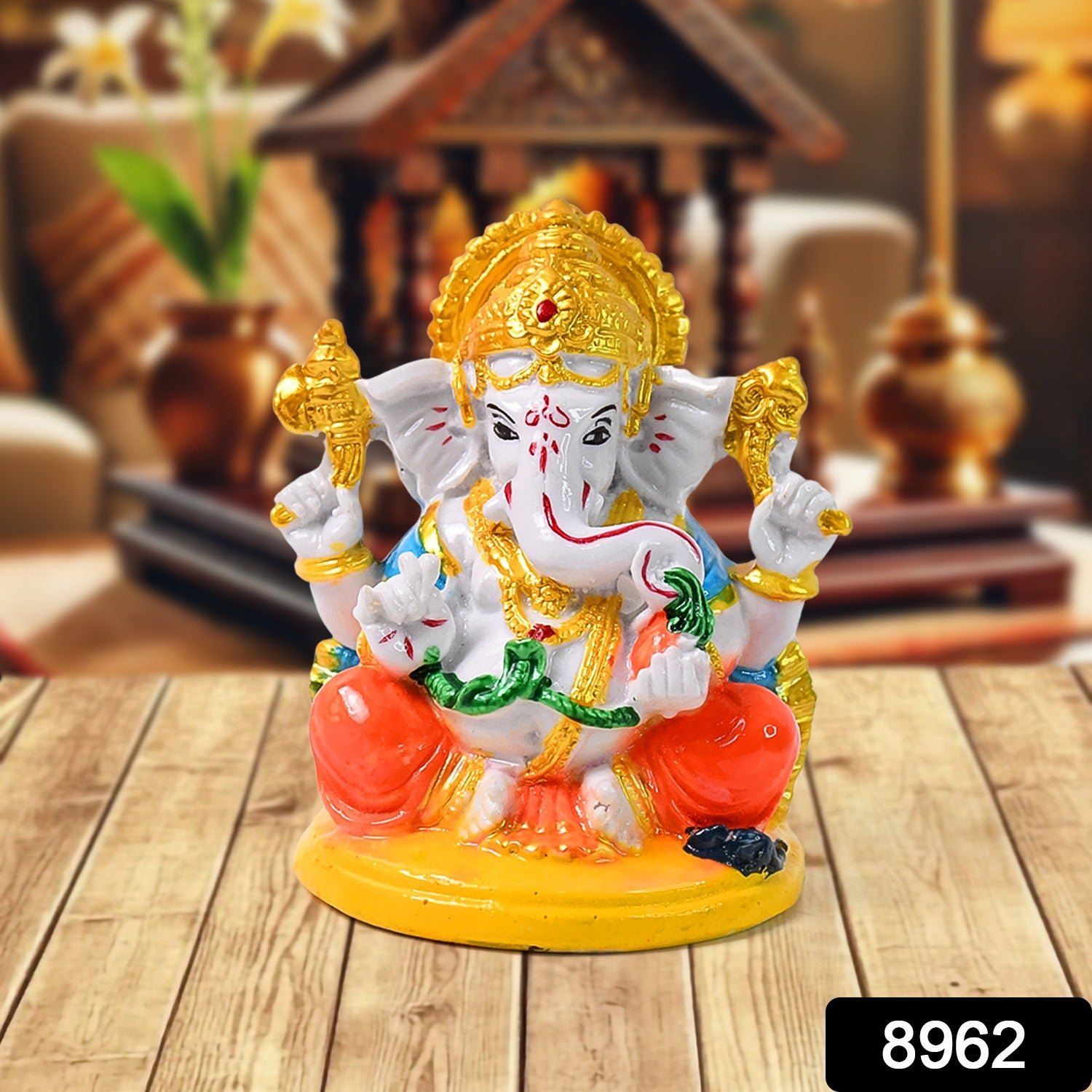 Lord Ganesha Idol / Ganpati Statue / Ganpatii Bappa Showpiece for Gifts (1 Pc)