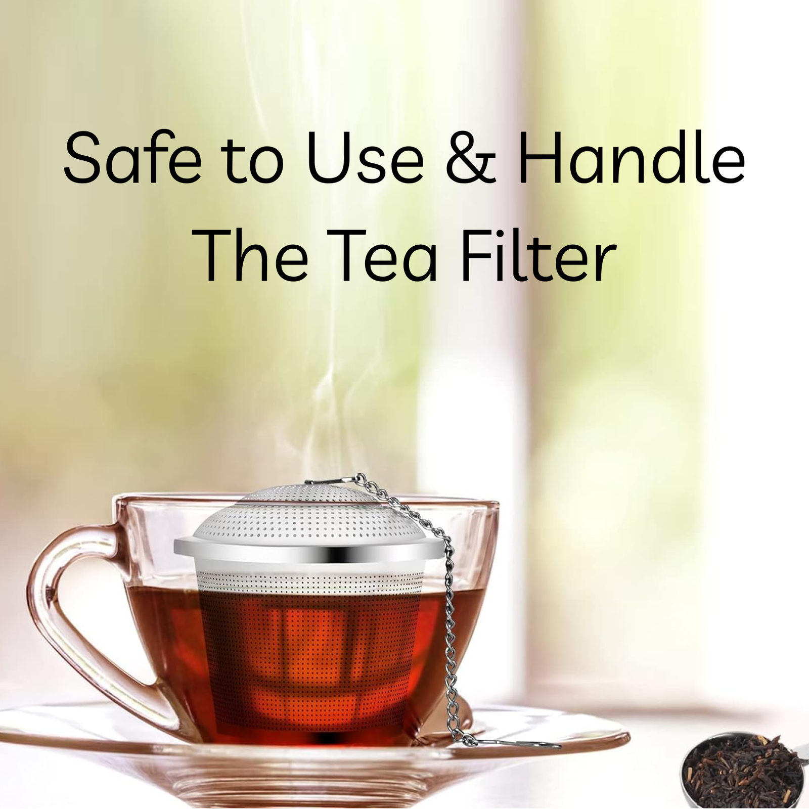 SS Easy Tea Filter for Filtering Tea in Household and Official Kitchen Use