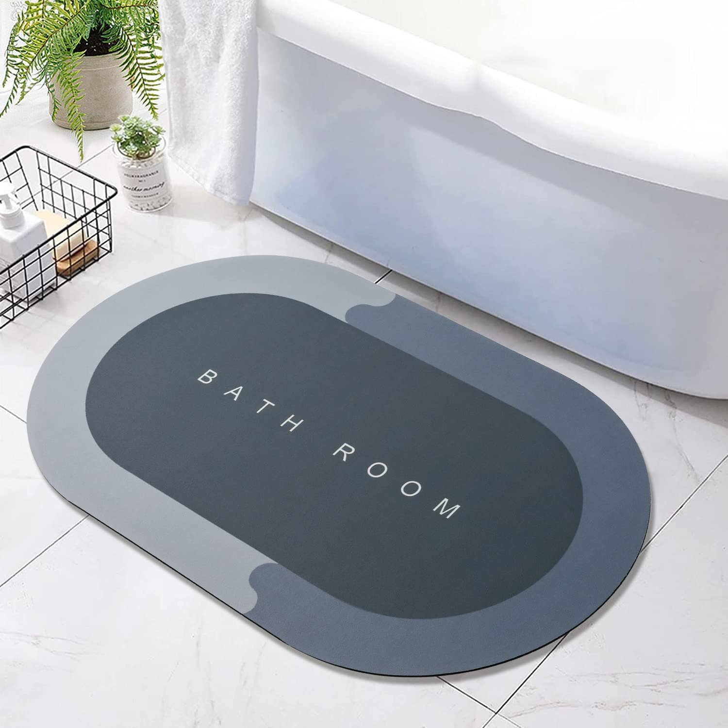 Super Absorbent Floor Mat, Bath Mat, Soft Carpet,  Instant Drying Mat, Bathroom Rug, Absorbent Bath Mat