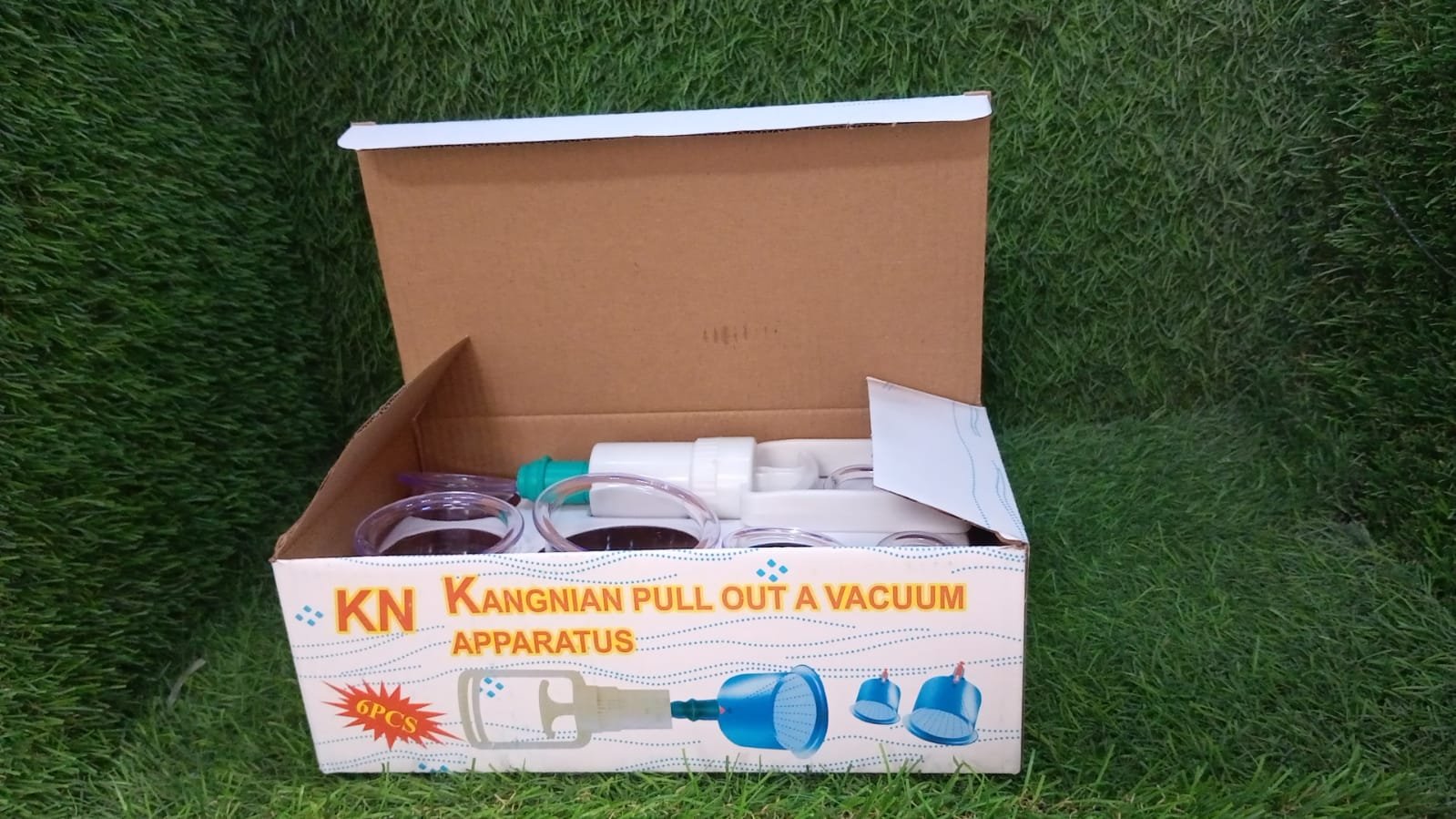 Vacuum Cupping Set – 6 Pc Massage Therapy Suction Kit for Relaxation