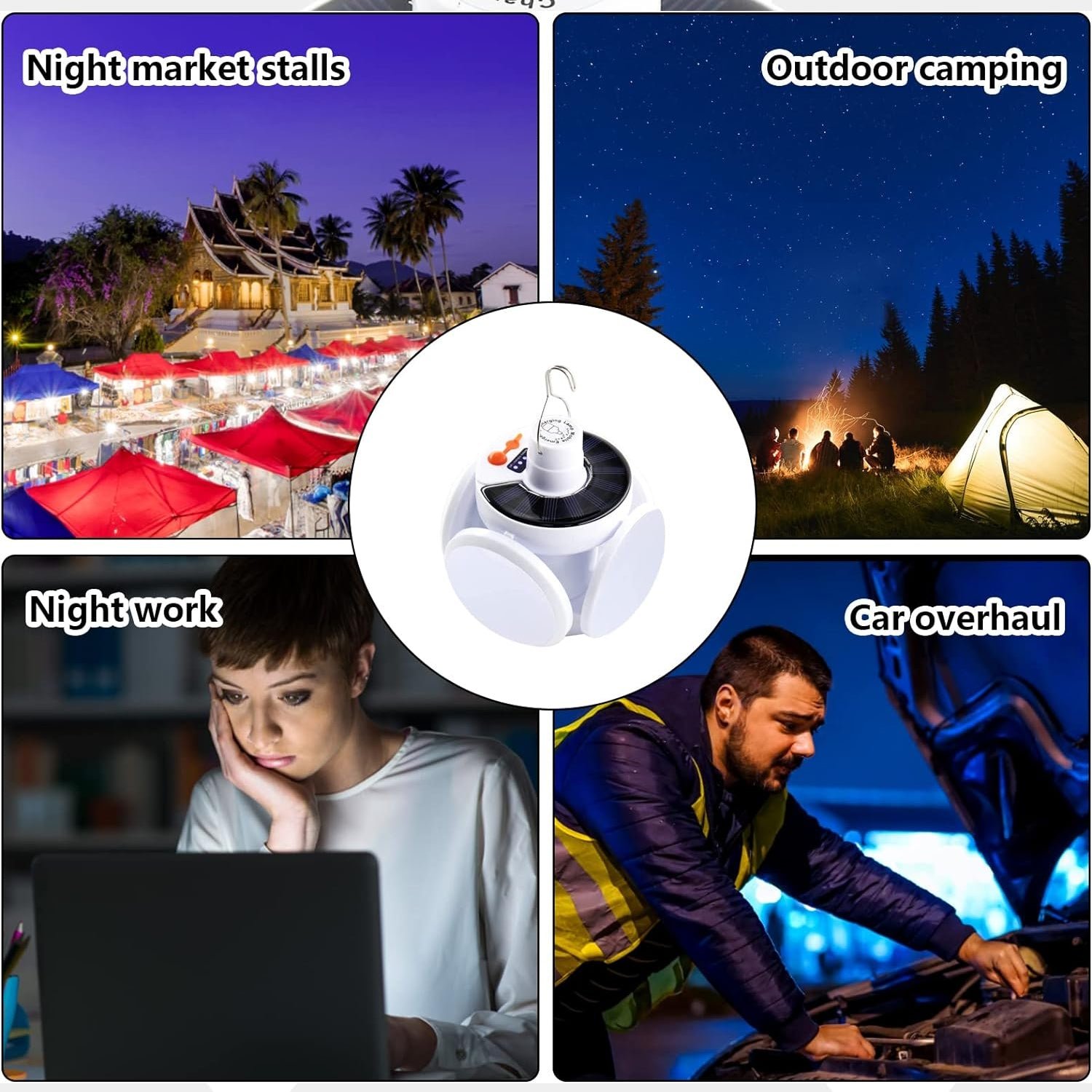 Solar Multi-Functional Emergency LED Light