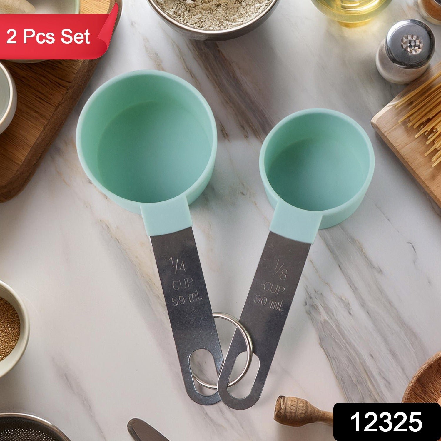 Measuring Cups Set 1/4 Cup (59 ml) & 1/8 Cup (30 ml) (2 Pc)