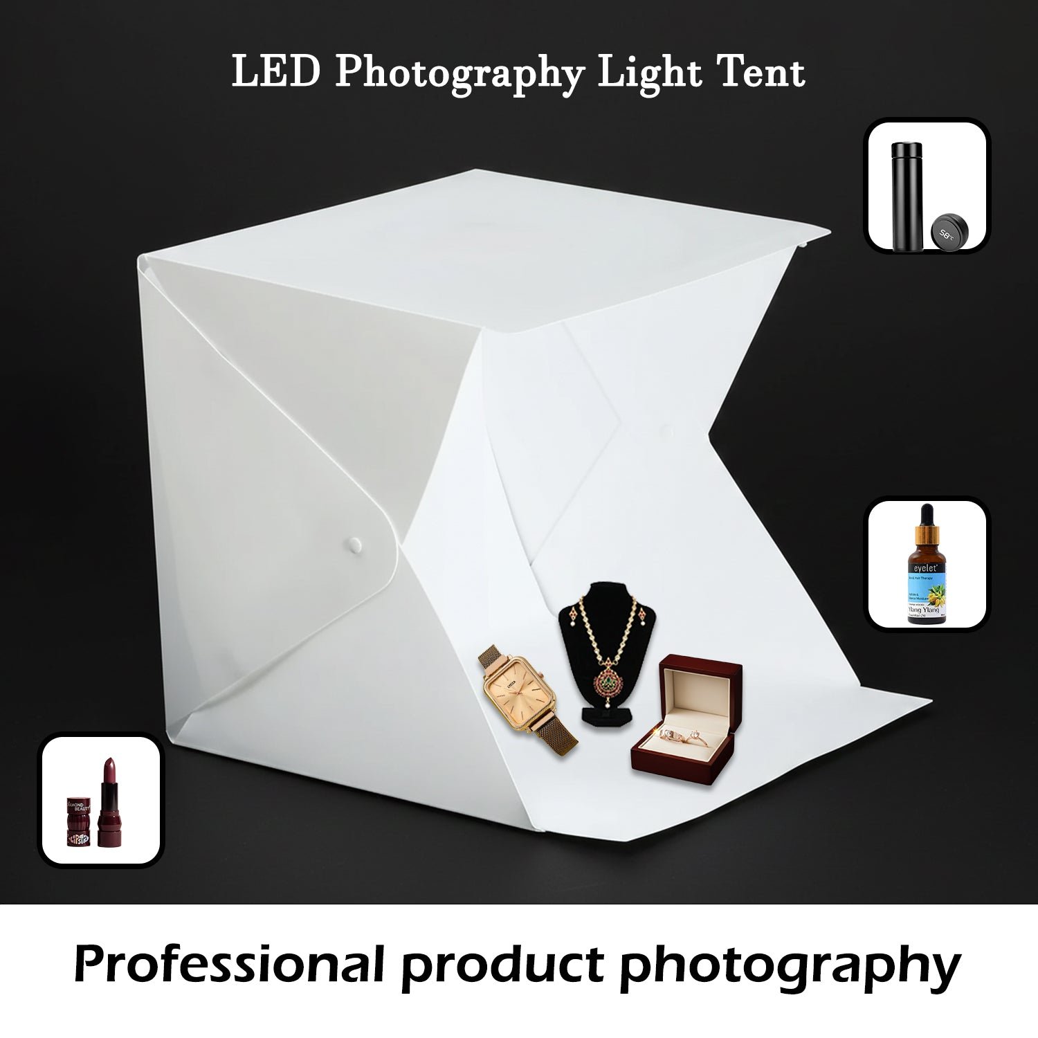 Portable LED Photography Light Tent