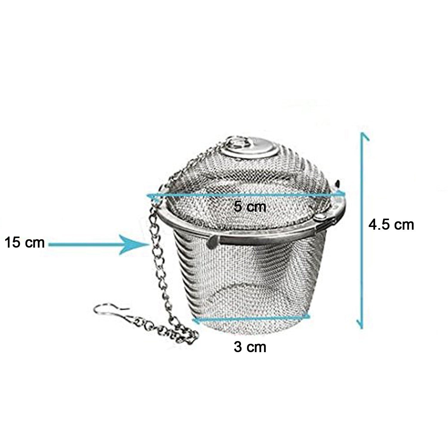 SS Easy Tea Filter for Filtering Tea in Household and Official Kitchen Use