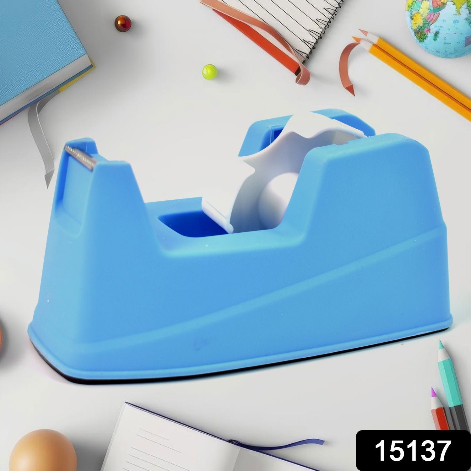 Plastic Tape Dispenser Cutter for Home Office use (1 pc / Big)