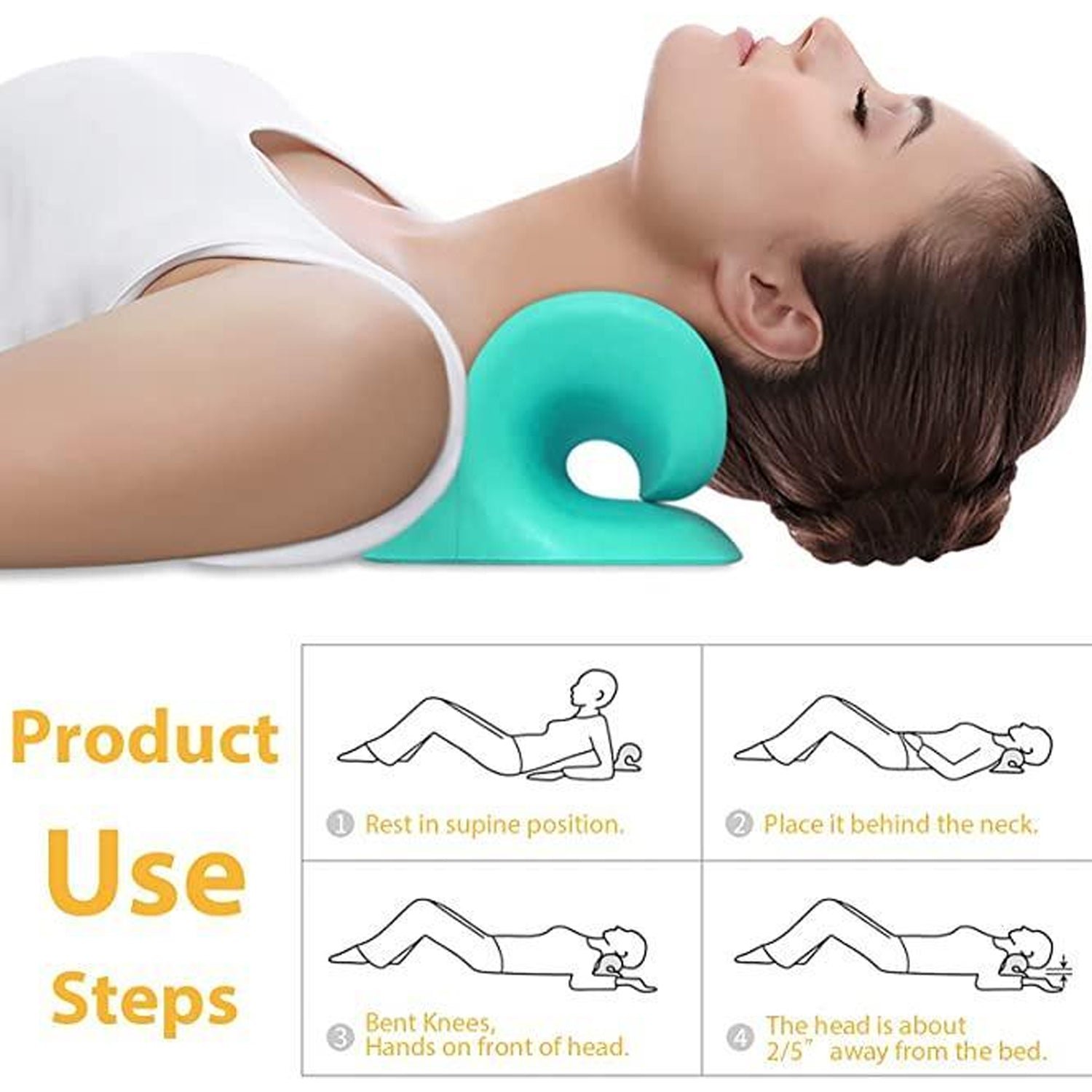 Neck Relaxer | Cervical Pillow for Neck & Shoulder Pain