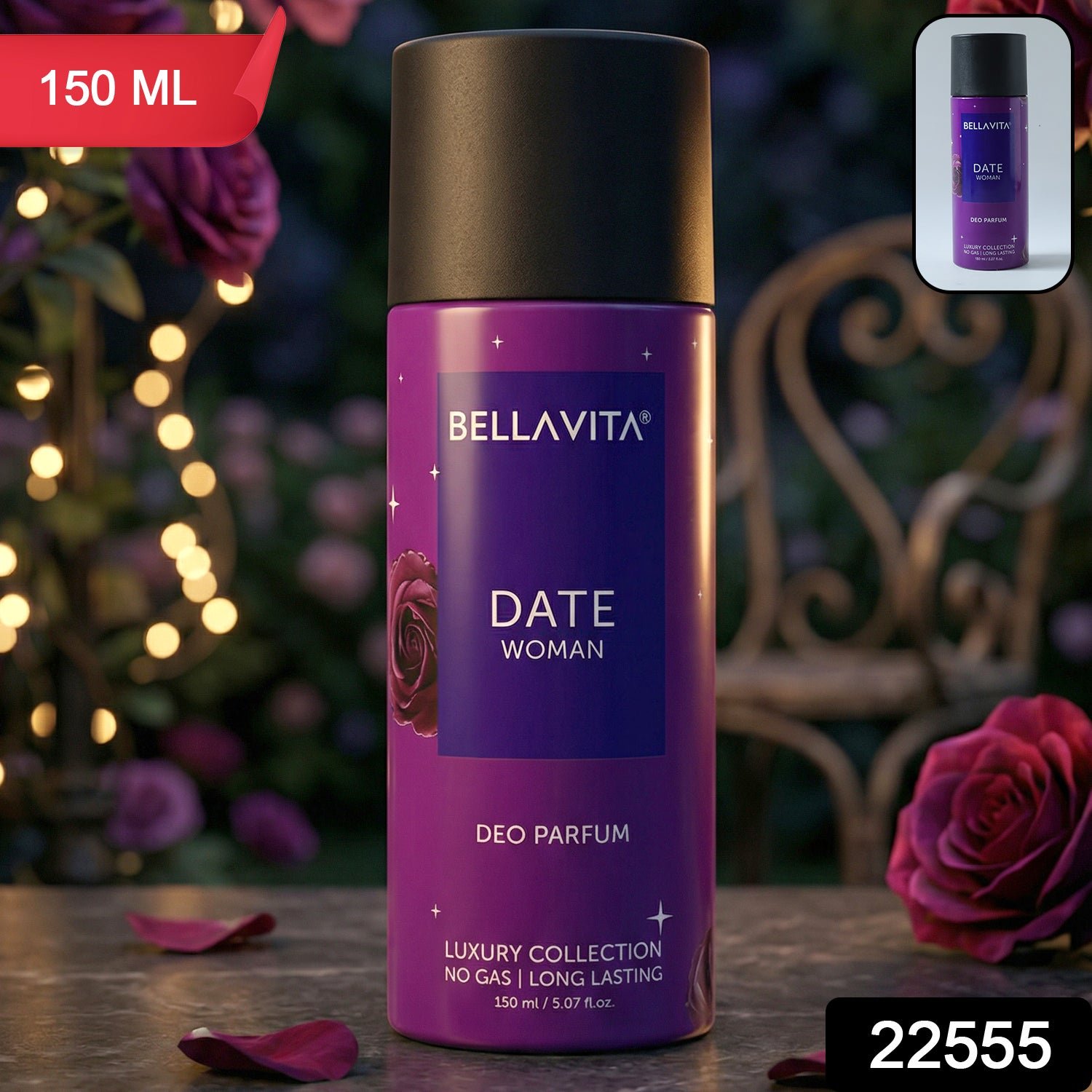 Bellavita Date Woman Deo Perfume Body Spray 150 ML