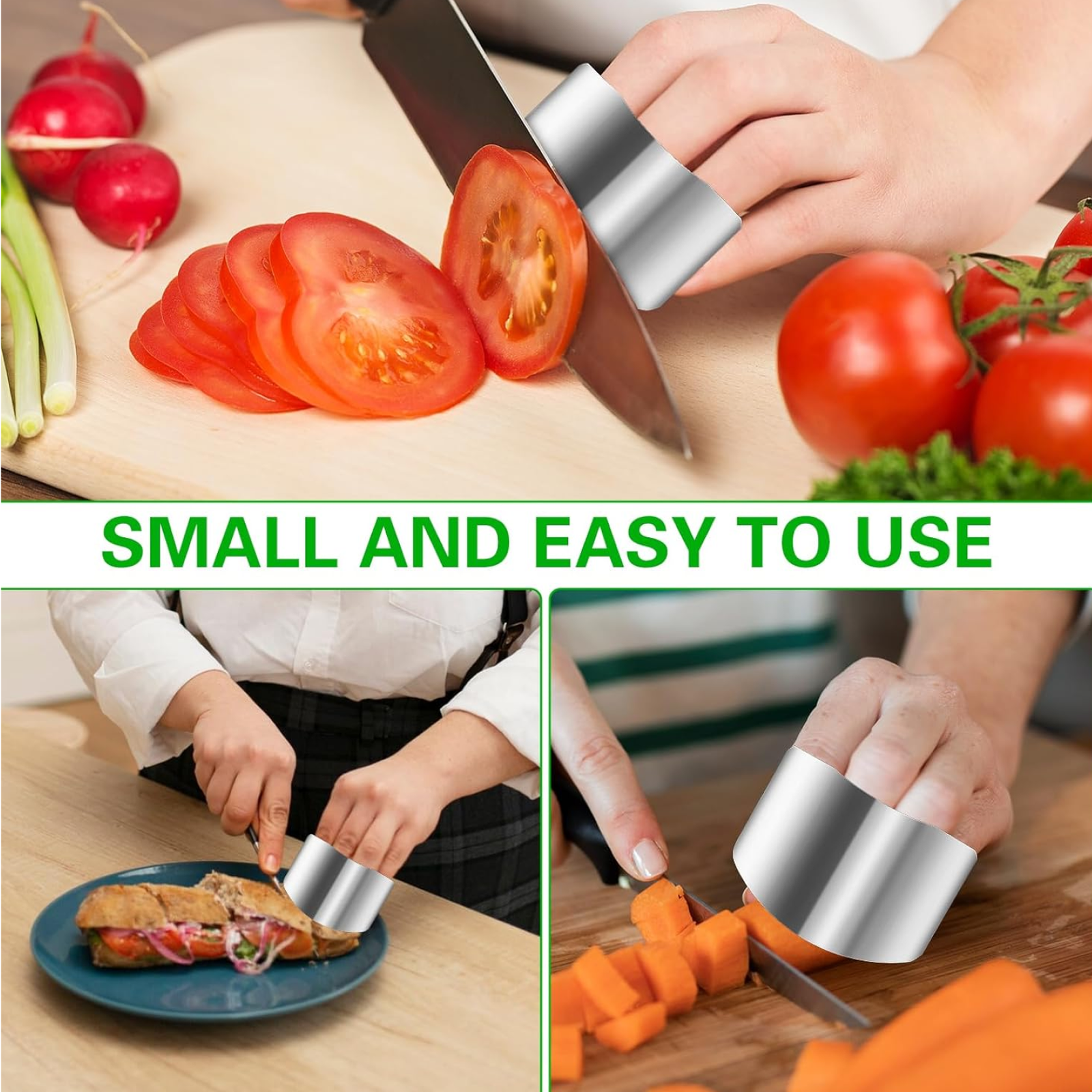 Stainless Steel Finger Guard Cutting Protector