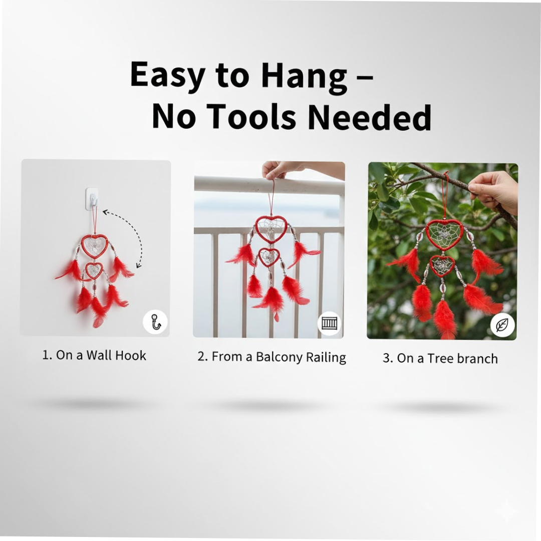 Wind Chimes Wall Hanging Handmade Art for Garden and Home Decor (Mix Design / 1 Pc)