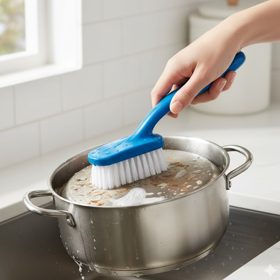 Multi-Purpose Kitchen Cleaning Brushes 3 Pc