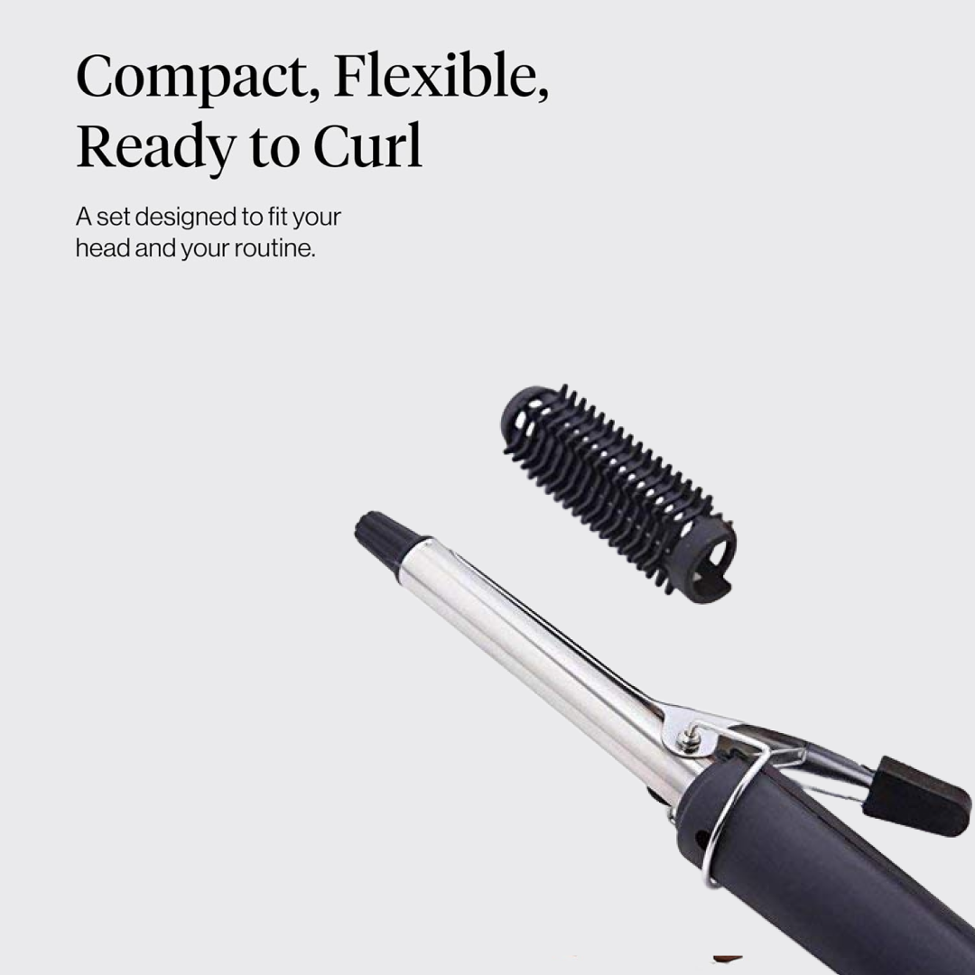 Hair Curling Iron Rod for Women (black), Hair accessories