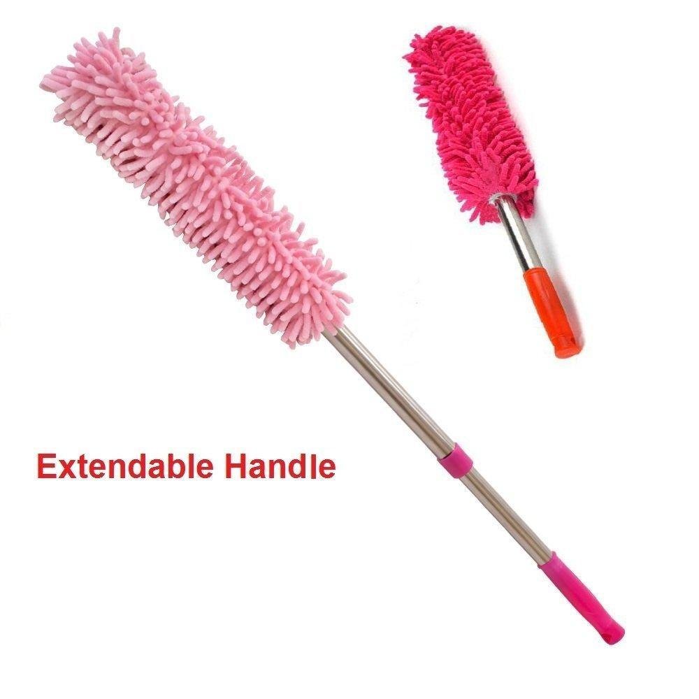 Multipurpose Microfiber Cleaning Duster with Extendable Telescopic Handle