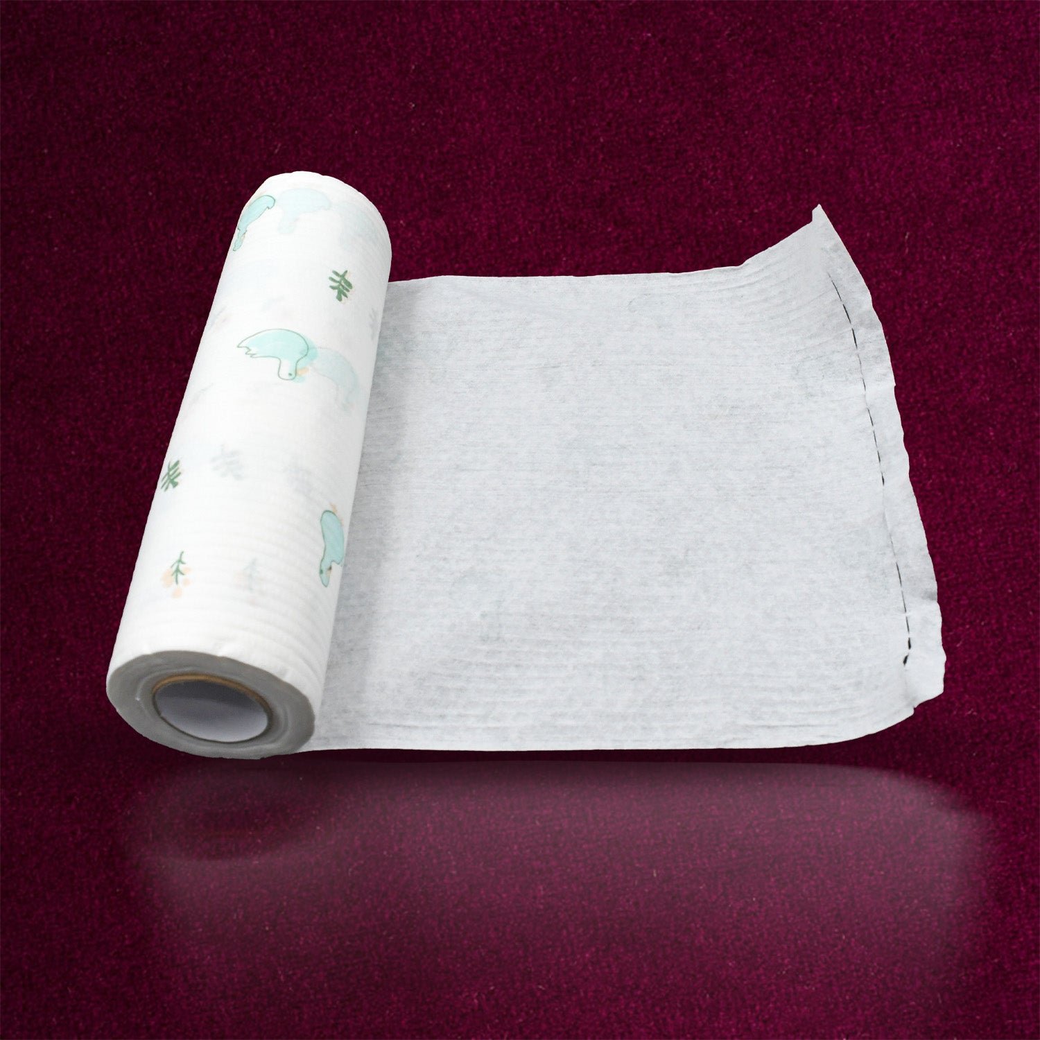 Reusable Printed Kitchen Tissue Roll – Non Woven Washable Cleaning Cloth