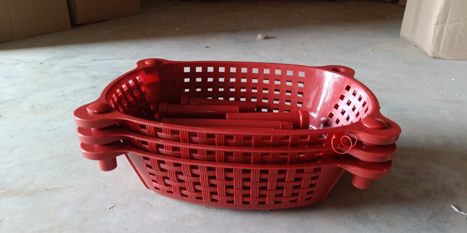 Multipurpose Plastic Storage Rack Organiser, Diwali - 3 pcs