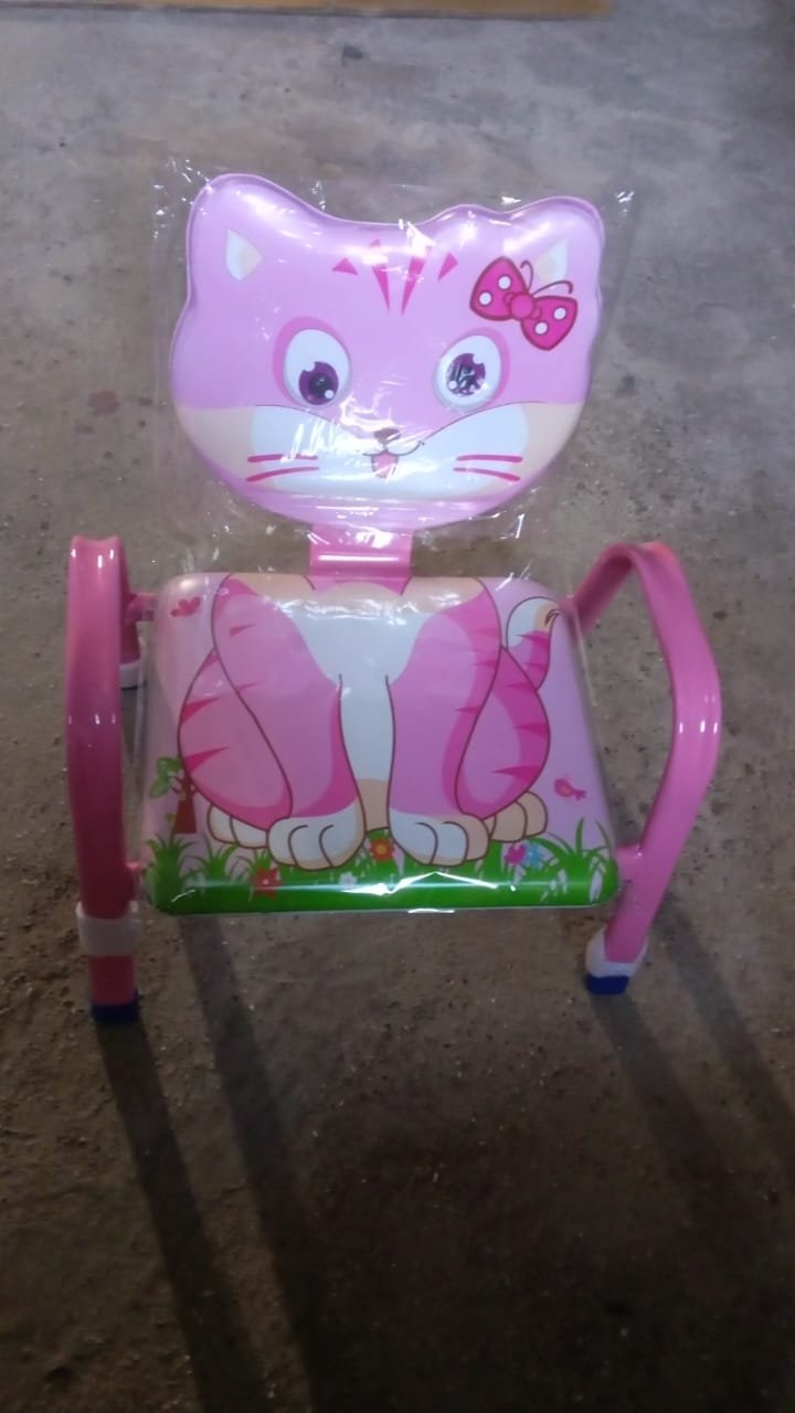 Cartoon Baby Chair Steel Cushion & Comfortable Baby Chair High Quality Chair (1 Pc)