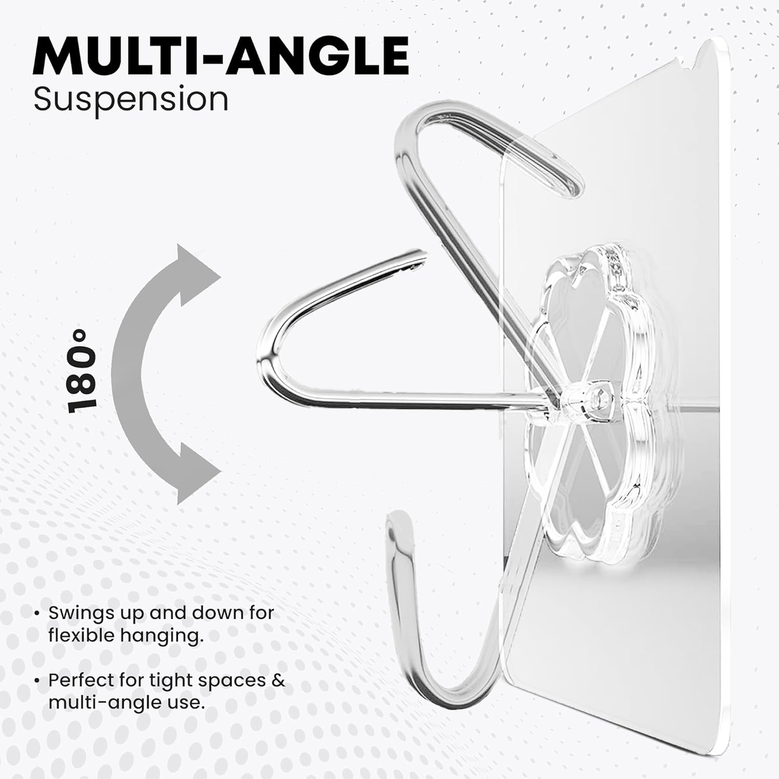 Multipurpose Strong Small Stainless Steel Adhesive Wall Hooks