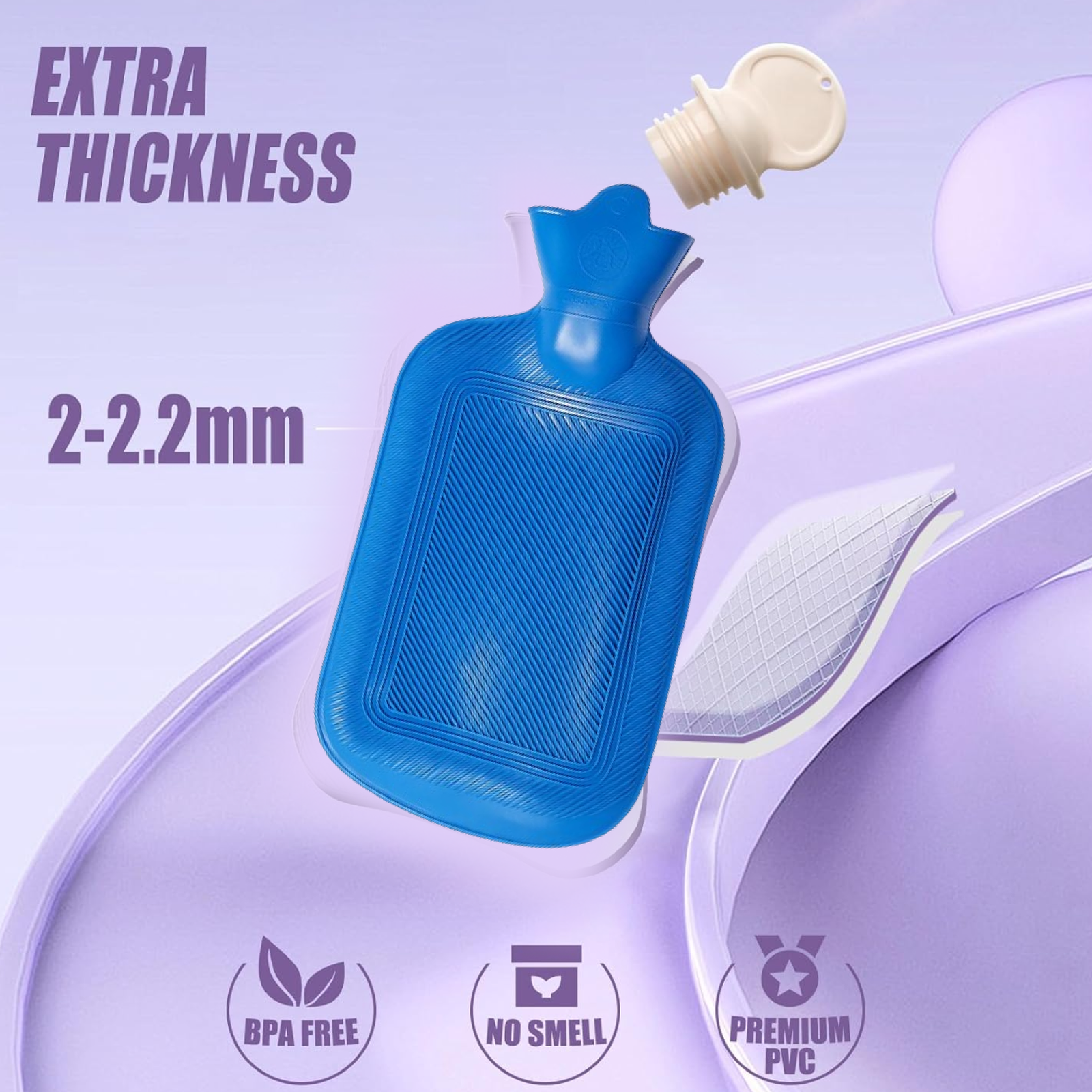 Rubber Hot Water Heating Bag for Pain Relief