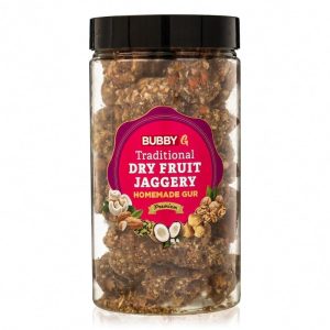 BUBBY G Dry Fruits Jaggery |Pure, Natural, No Preservatives Added 500 gm.