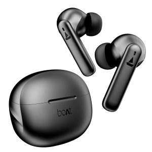 boAt Airdopes 170 TWS in Ear Earbuds with 50H Playtime, Quad Mics Enx Tech, Low Latency Mode, 13Mm Drivers, ASAP Charge, Ipx4, Iwp, Touch Controls & Bt V5.3(Classic Black)