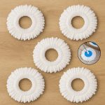 Microfiber Spin Mop Refill Head 360° Rotating Mop (5 Pc)