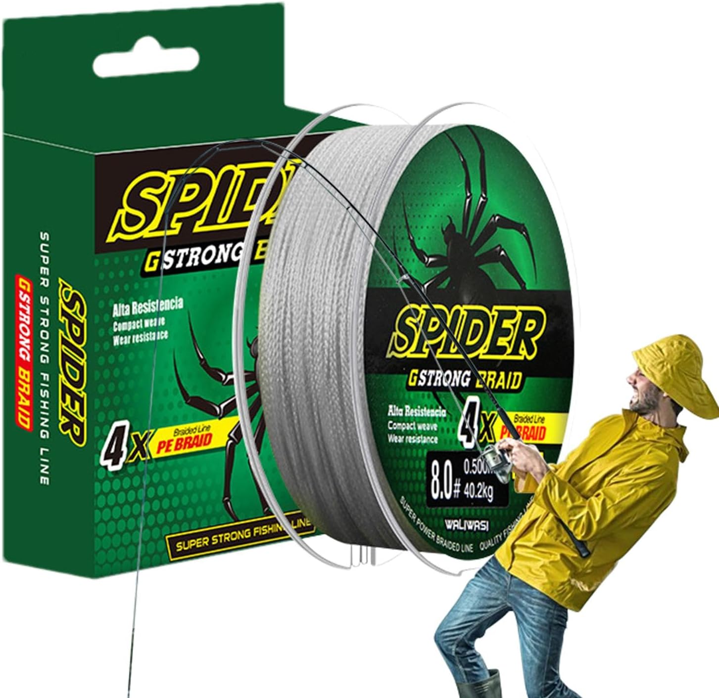 Braided Fishing Line, Abrasion Resistant Braided Wires, 100 Mtr Braided Wire
