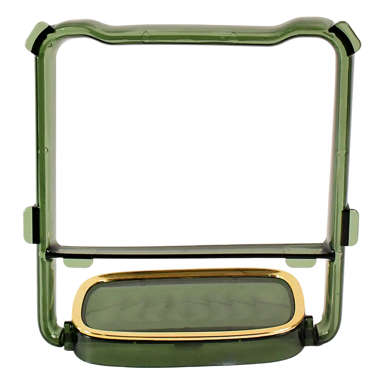 2-in-1 Self-Adhesive Towel Hanger & Soap Holder Stand (1 Pc)