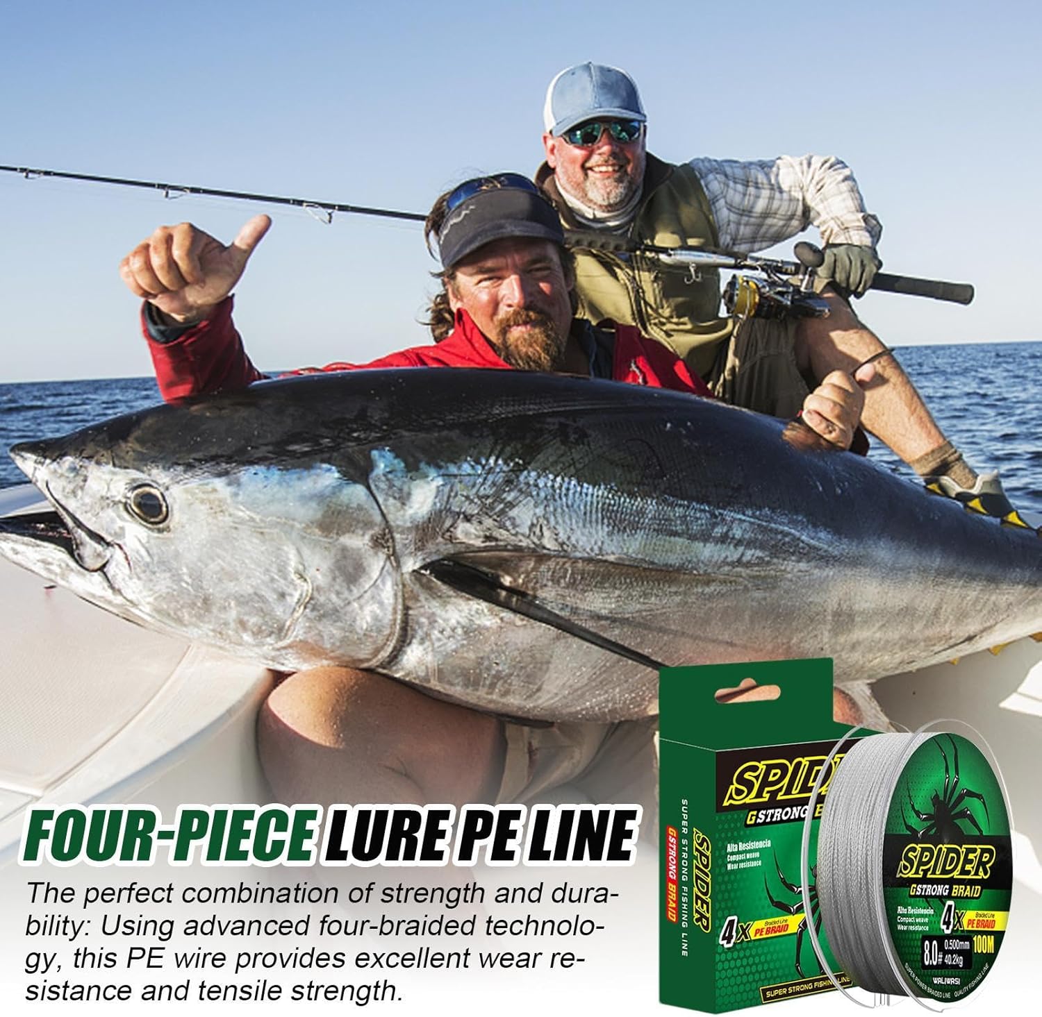 Braided Fishing Line, Abrasion Resistant Braided Wires, 100 Mtr Braided Wire