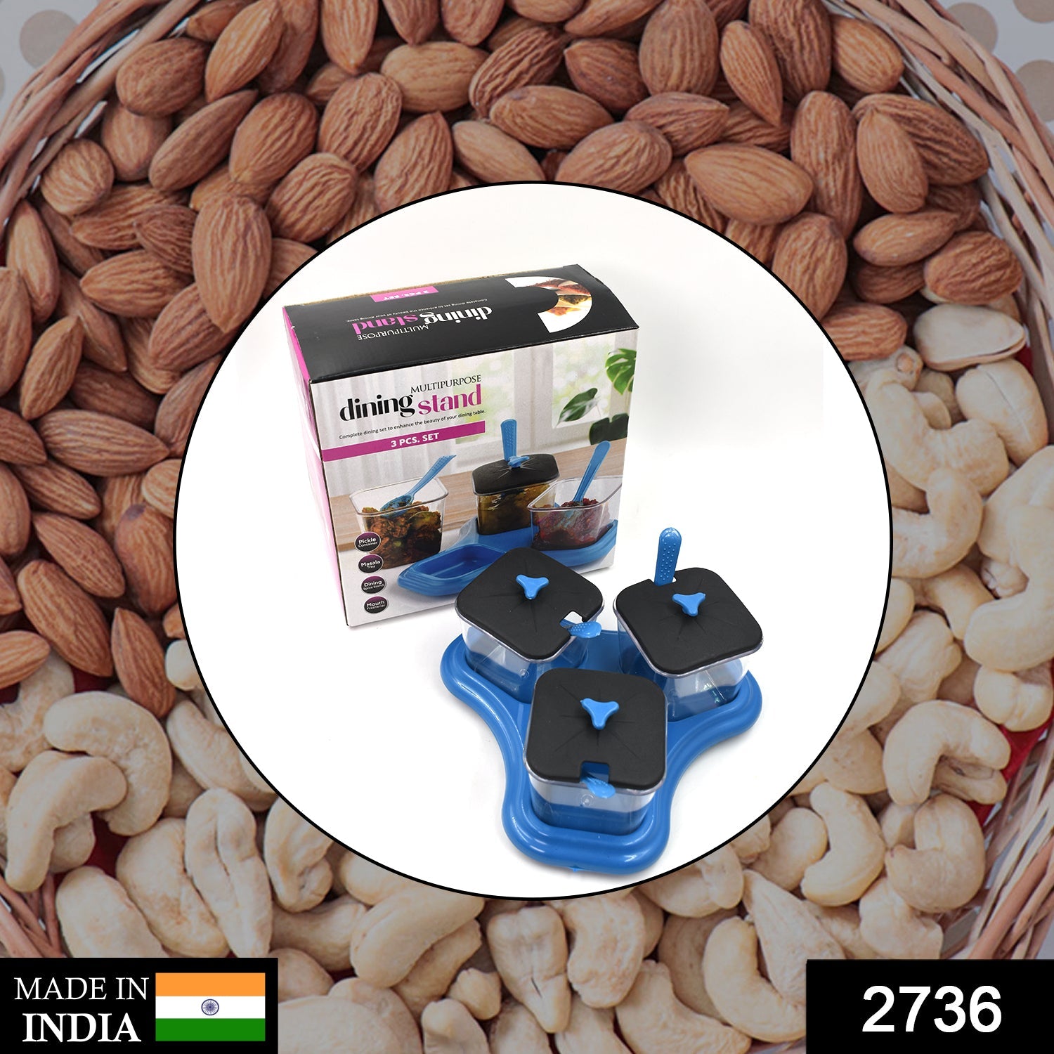 3 Pc Dining Set used as a cutlery set for serving food purposes and sweet and all in all kinds of household and official places etc.