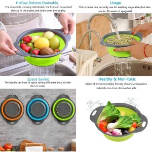 Round Small Silicone Strainer widely used in all kinds of household kitchen purposes while using at the time of washing utensils for wash basins and sinks etc.
