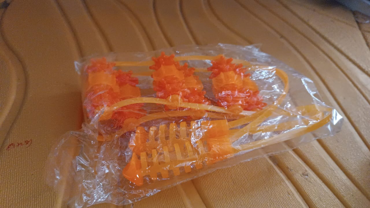 Handheld Back Massage Roller Rope (1 Pc)