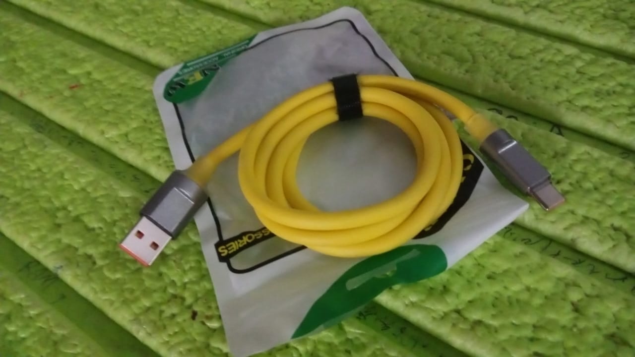 Type C data cable Fast Charging With Light (1 Mtr. / 1 Pc)
