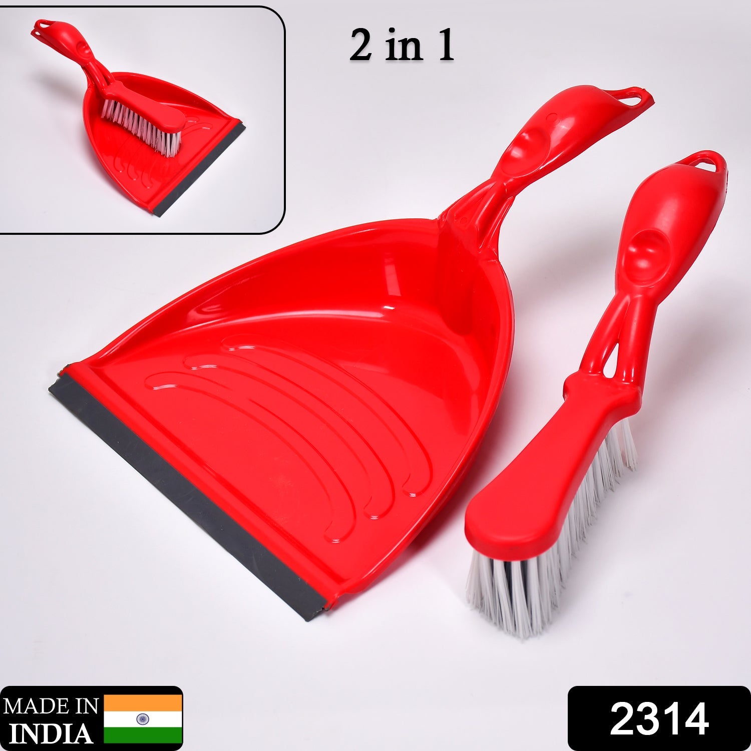 Supadi Dustpan & Brush Set – Long-Handle Multipurpose Dust Collector , Supdi