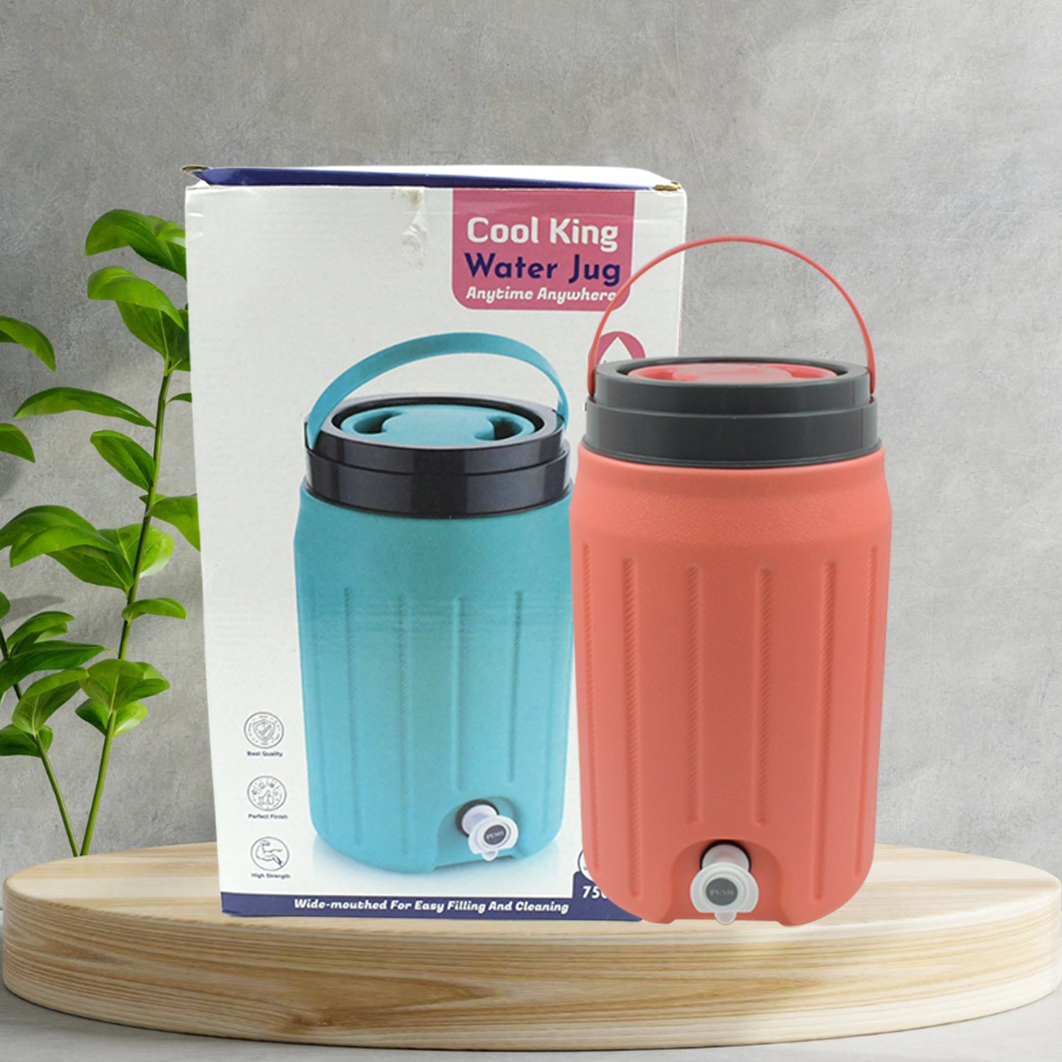 Insulated Water Jug with Tap (6000ml): Leakproof, Travel Cooler