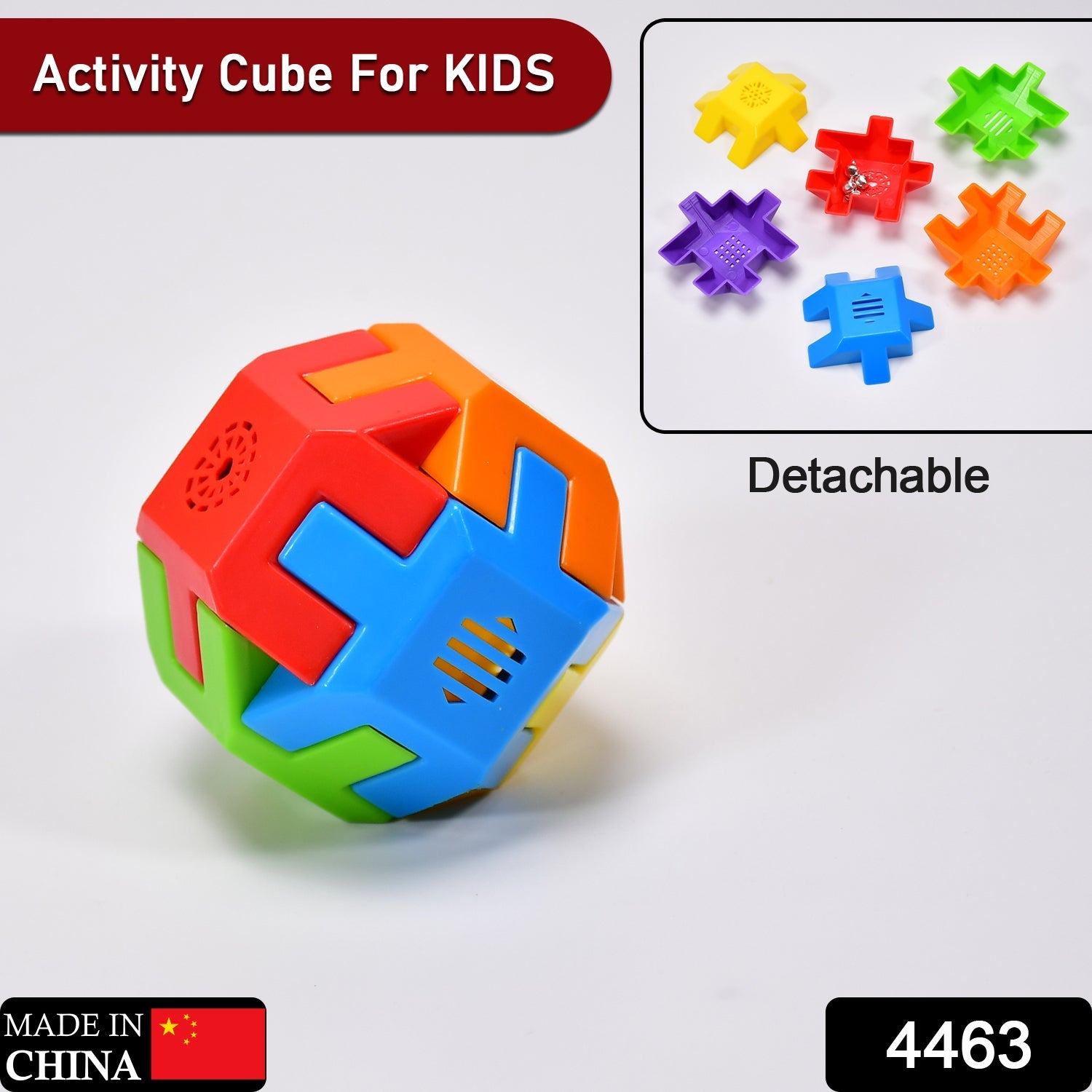 Octa Cube Activity Cube - Multicolor