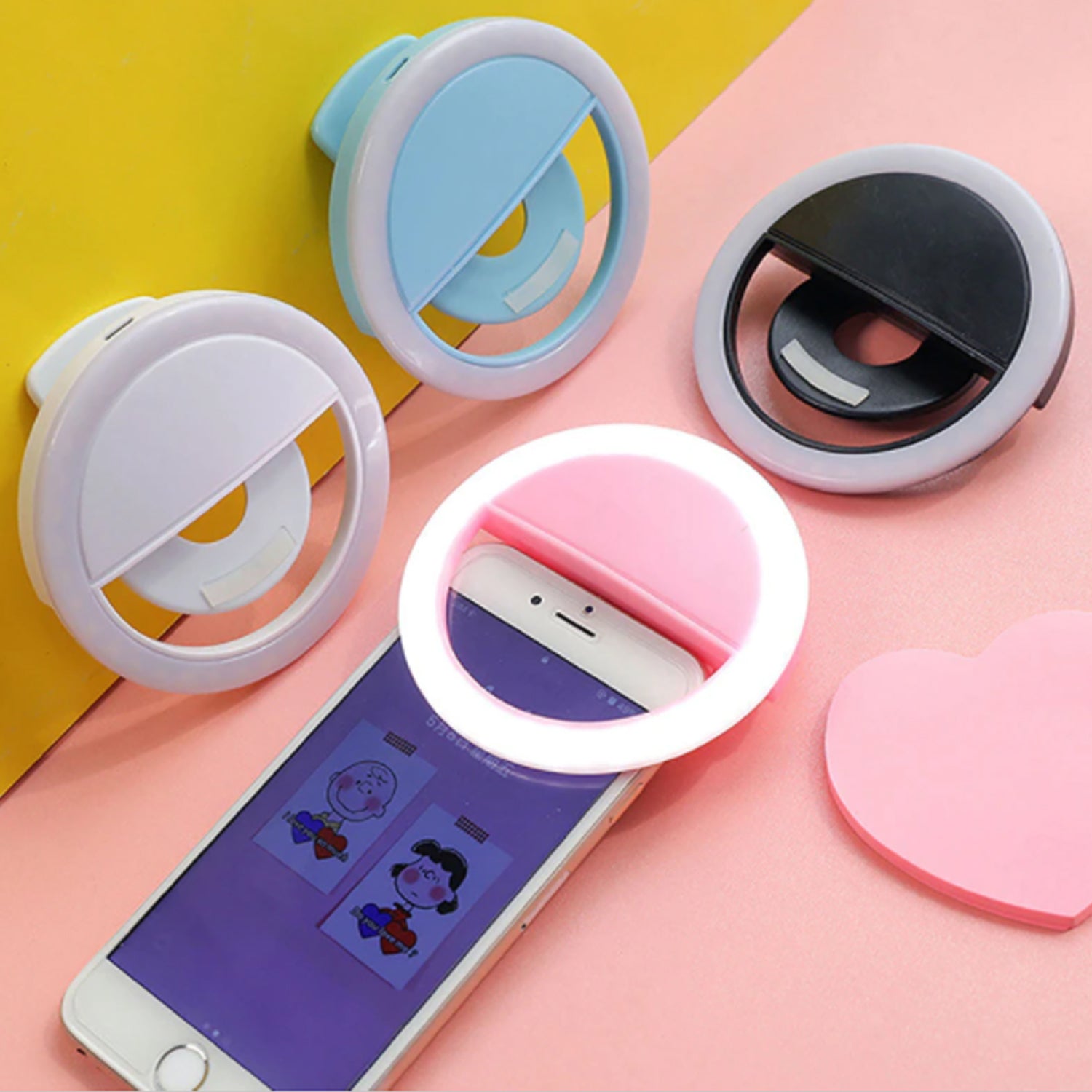 Selfie Ring Light for Brightening Face in Photos & Videos