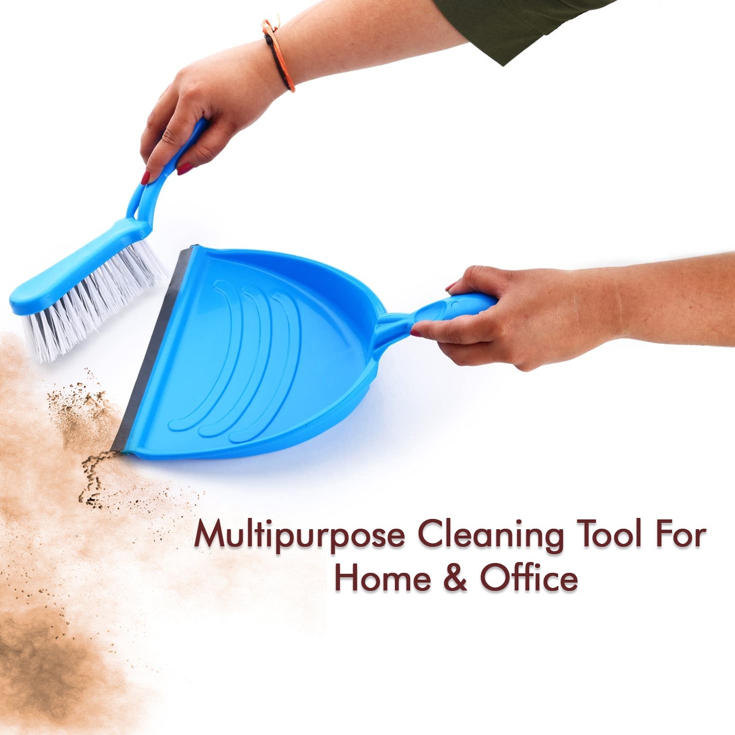 Supadi Dustpan & Brush Set – Long-Handle Multipurpose Dust Collector , Supdi