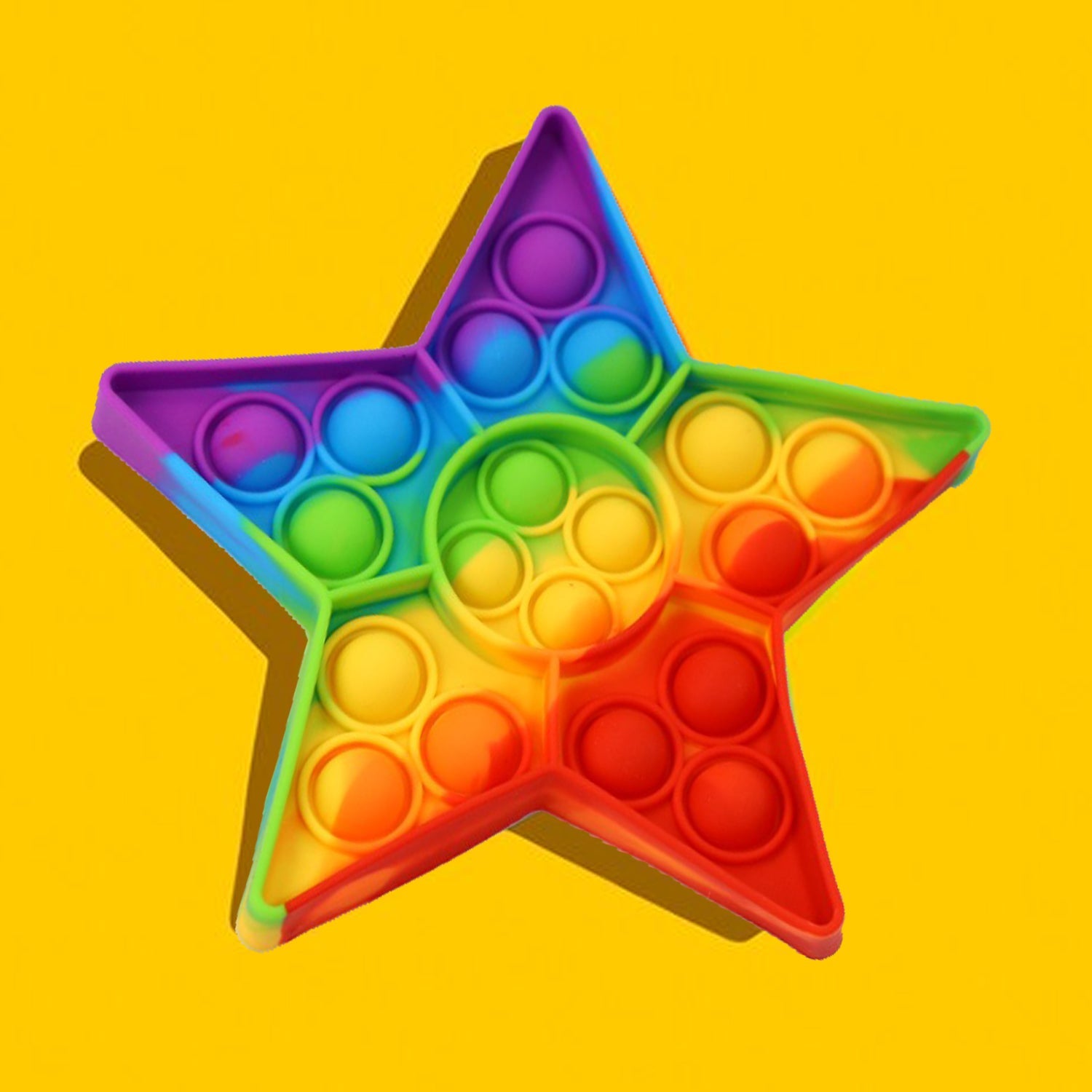 Push  Bubble Fidget Sensory Toy,Autism Special Needs Silicone Stress Relief Toy,Great Fidget Toy Sensory Toys Novelty Gifts for Girls Boys Kids Adults