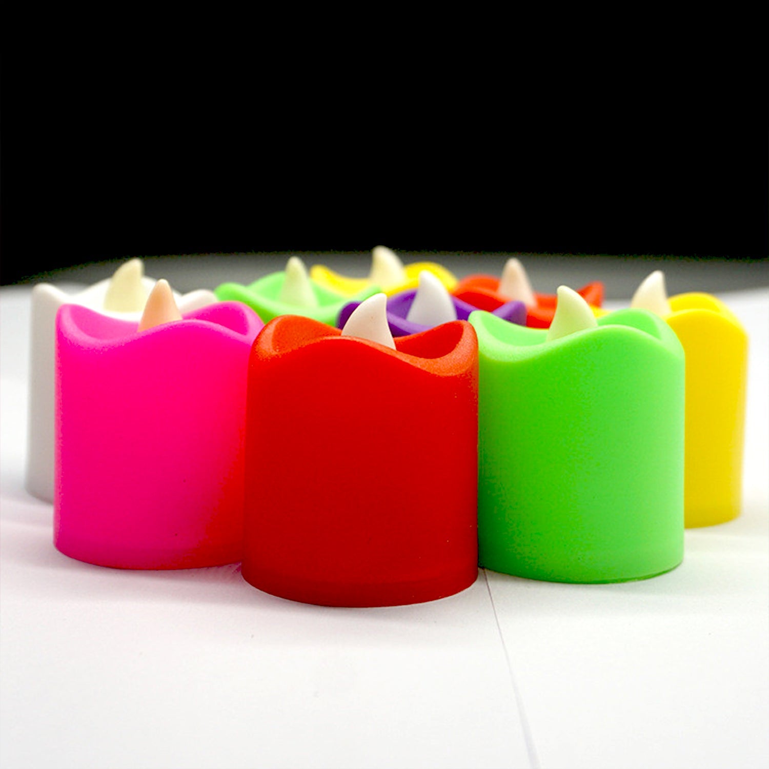 Festive Lighting for Any Occasion: 24 Pack LED Tealight Candles, Diwali (Multicolor)