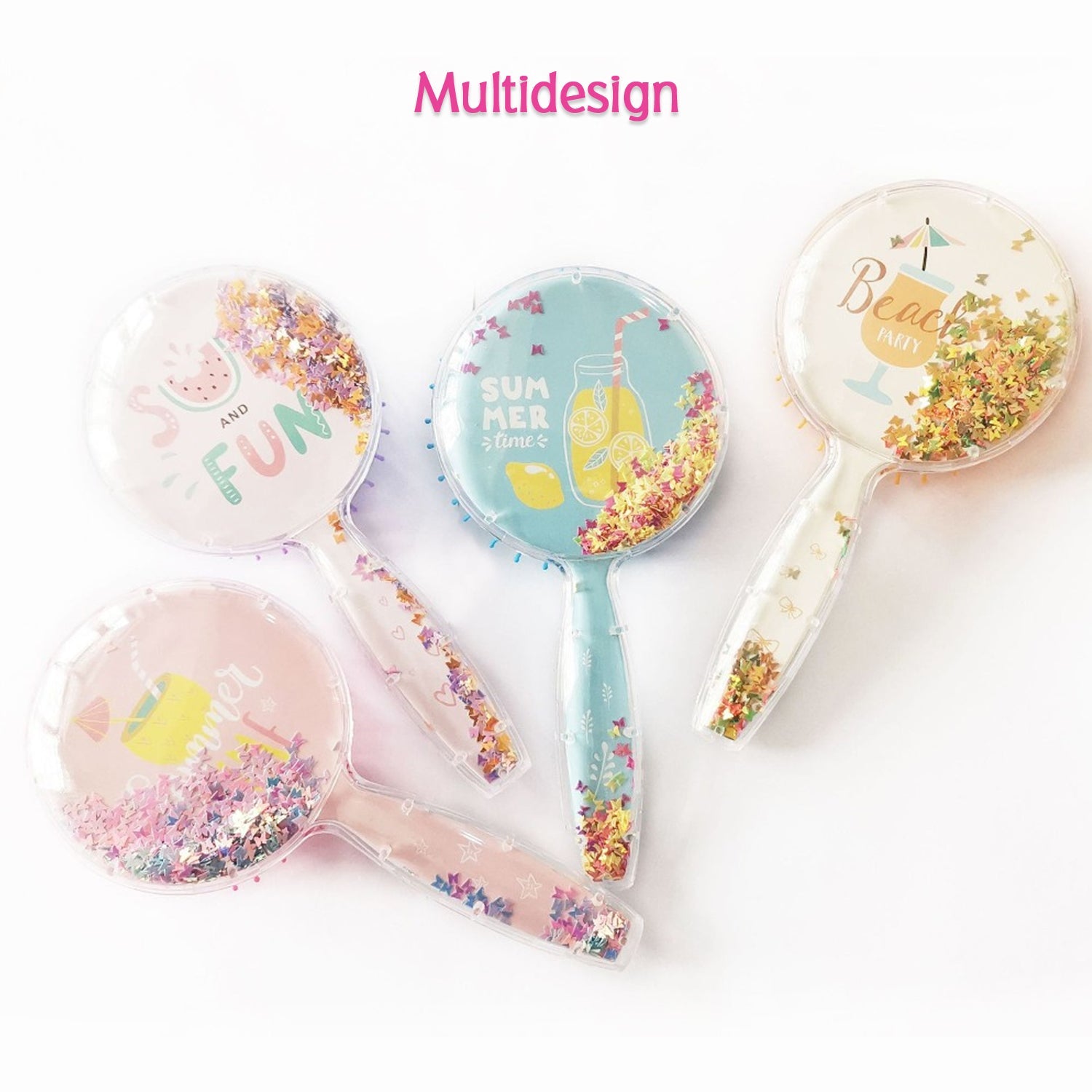 Hair Brush for Kids Detangling Anti-static Soft Massage for Braids Curly Straight Long or Short Wet Or Dry Hair (Multi-Design), Hair accessories