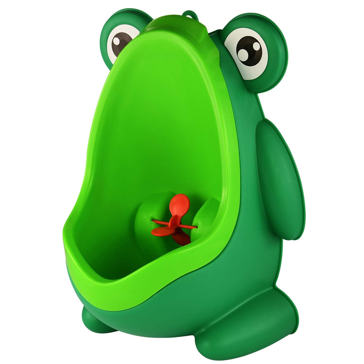 Cute Frog Standing Potty Training Urinal for Boys - Toilet with Funny Aiming Target