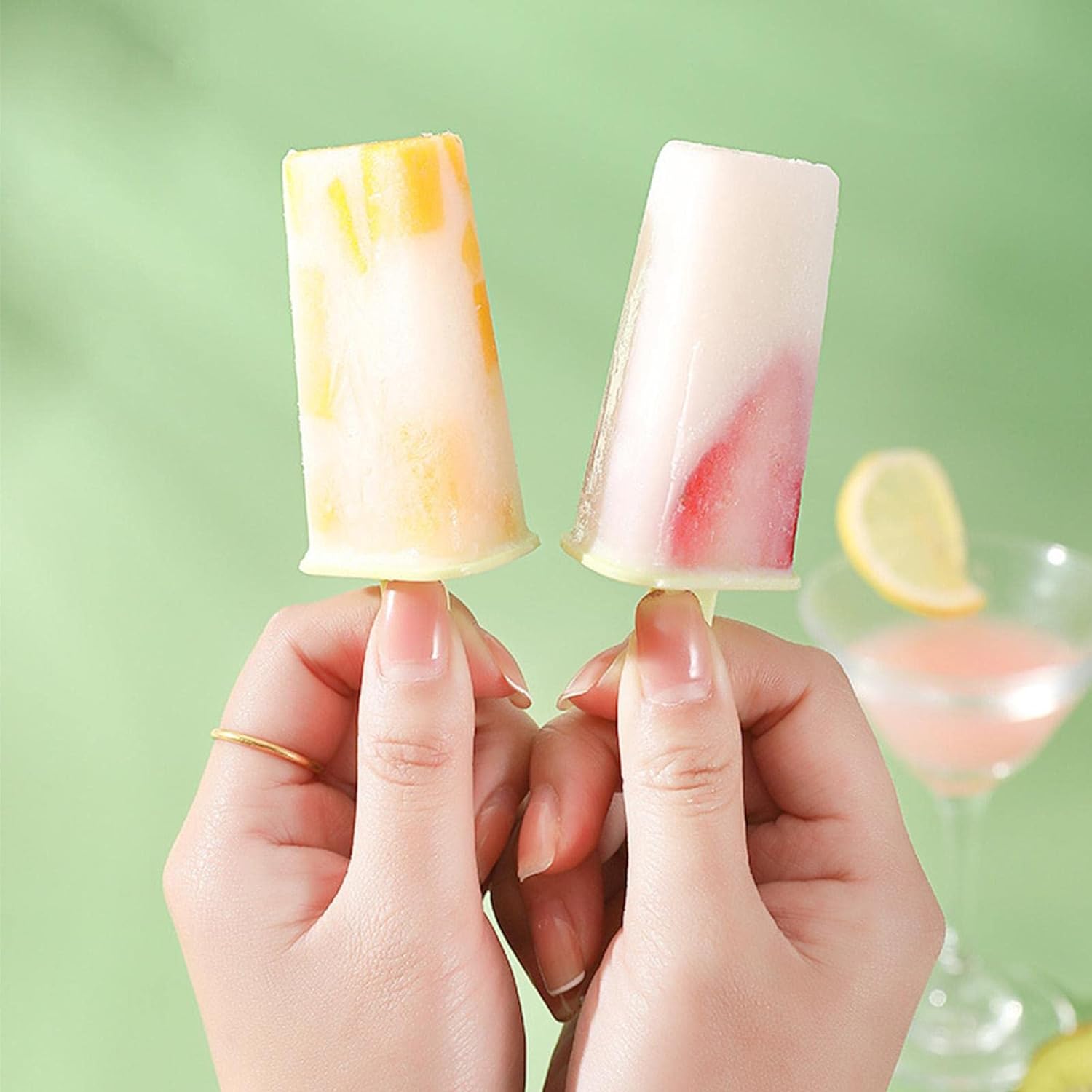 Ice Cream Candy Molds With Sticks Easy Release Summer Party Supplies sicles Candy Molds (8 Candy Mold Maker)