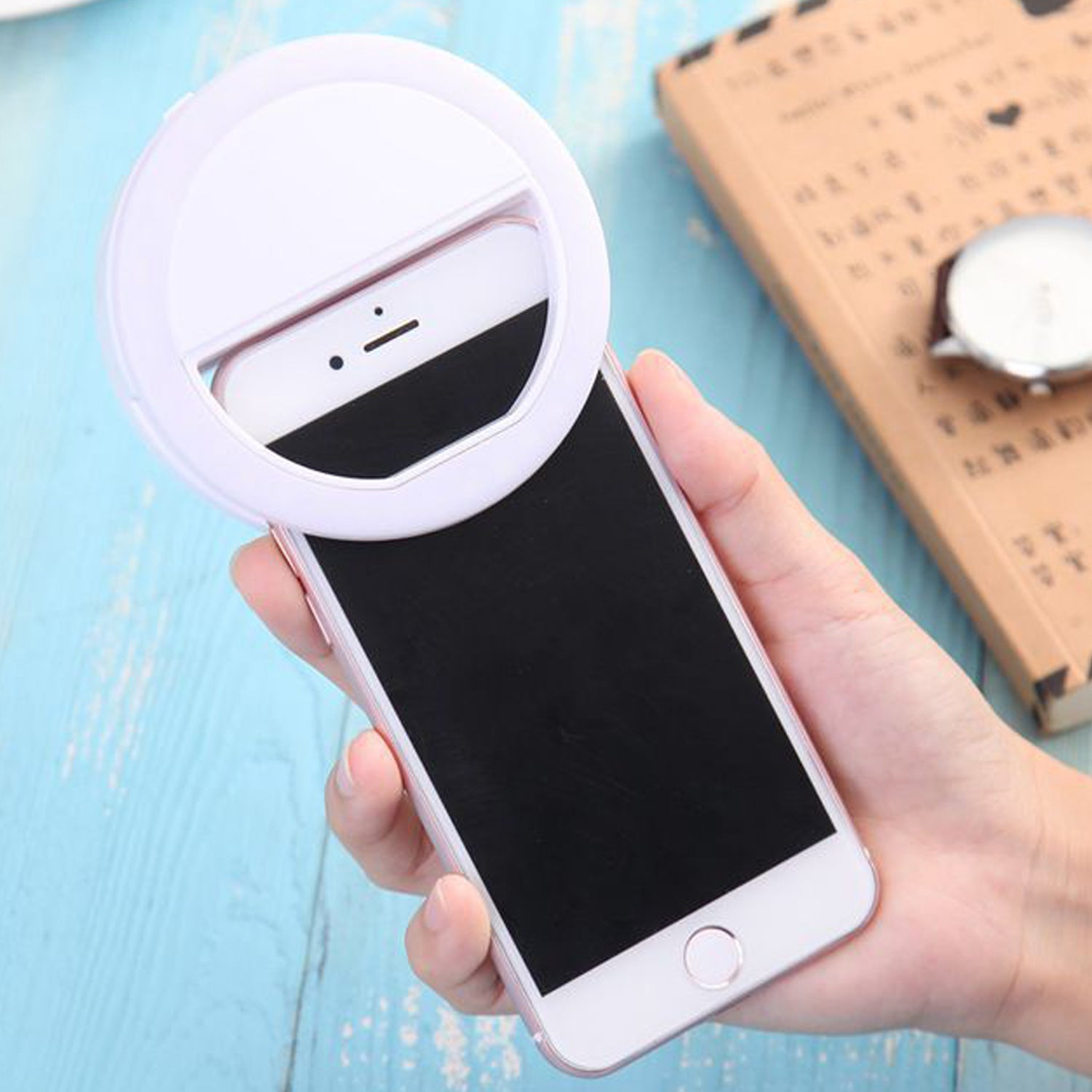 Selfie Ring Light for Brightening Face in Photos & Videos