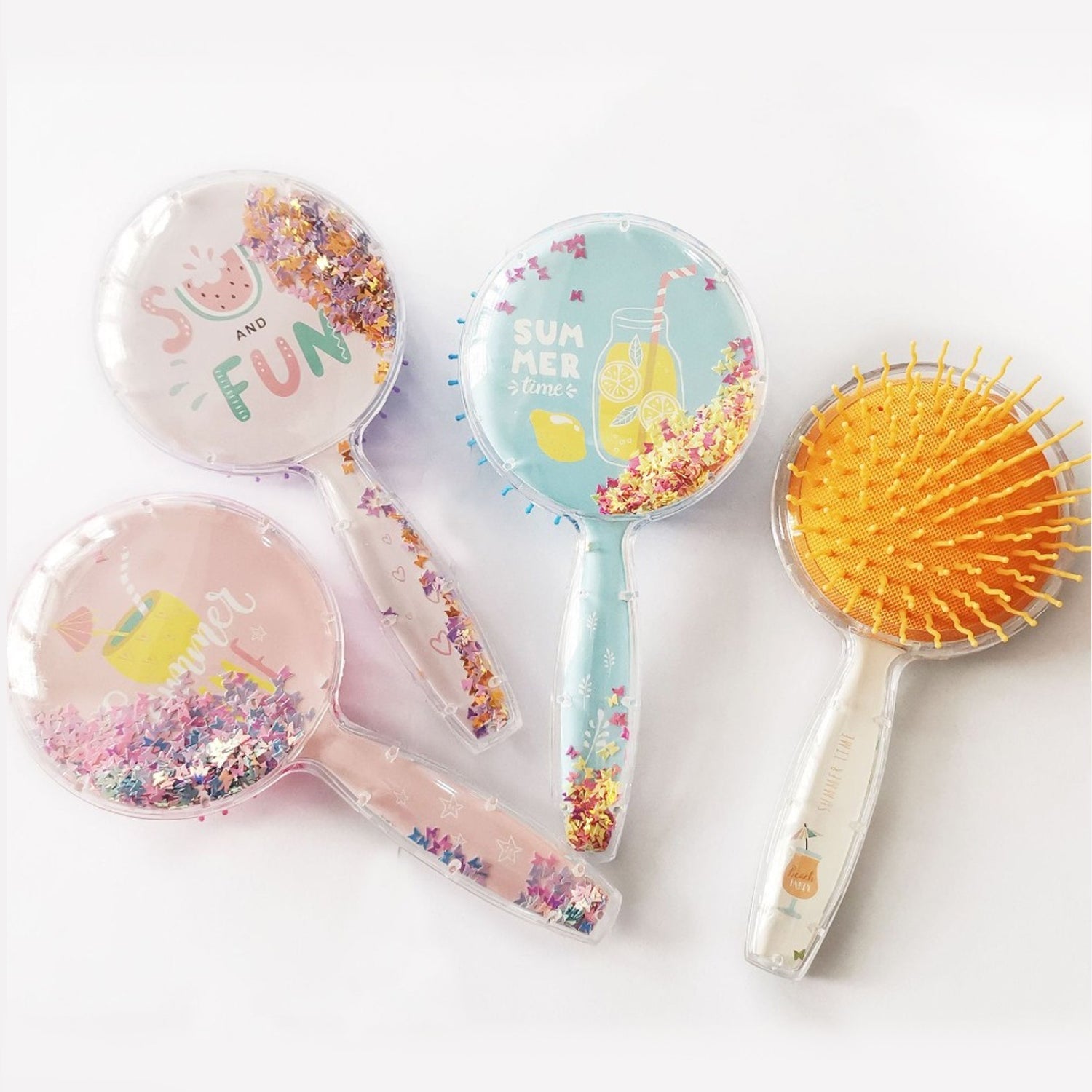 Hair Brush for Kids Detangling Anti-static Soft Massage for Braids Curly Straight Long or Short Wet Or Dry Hair (Multi-Design), Hair accessories