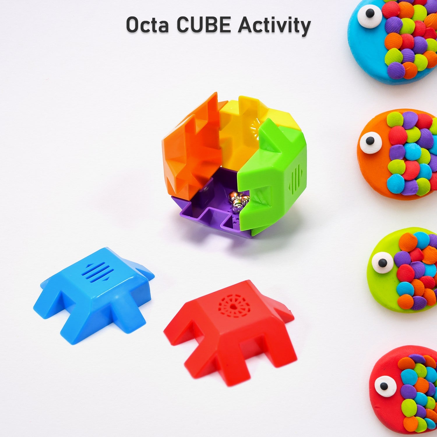 Octa Cube Activity Cube - Multicolor