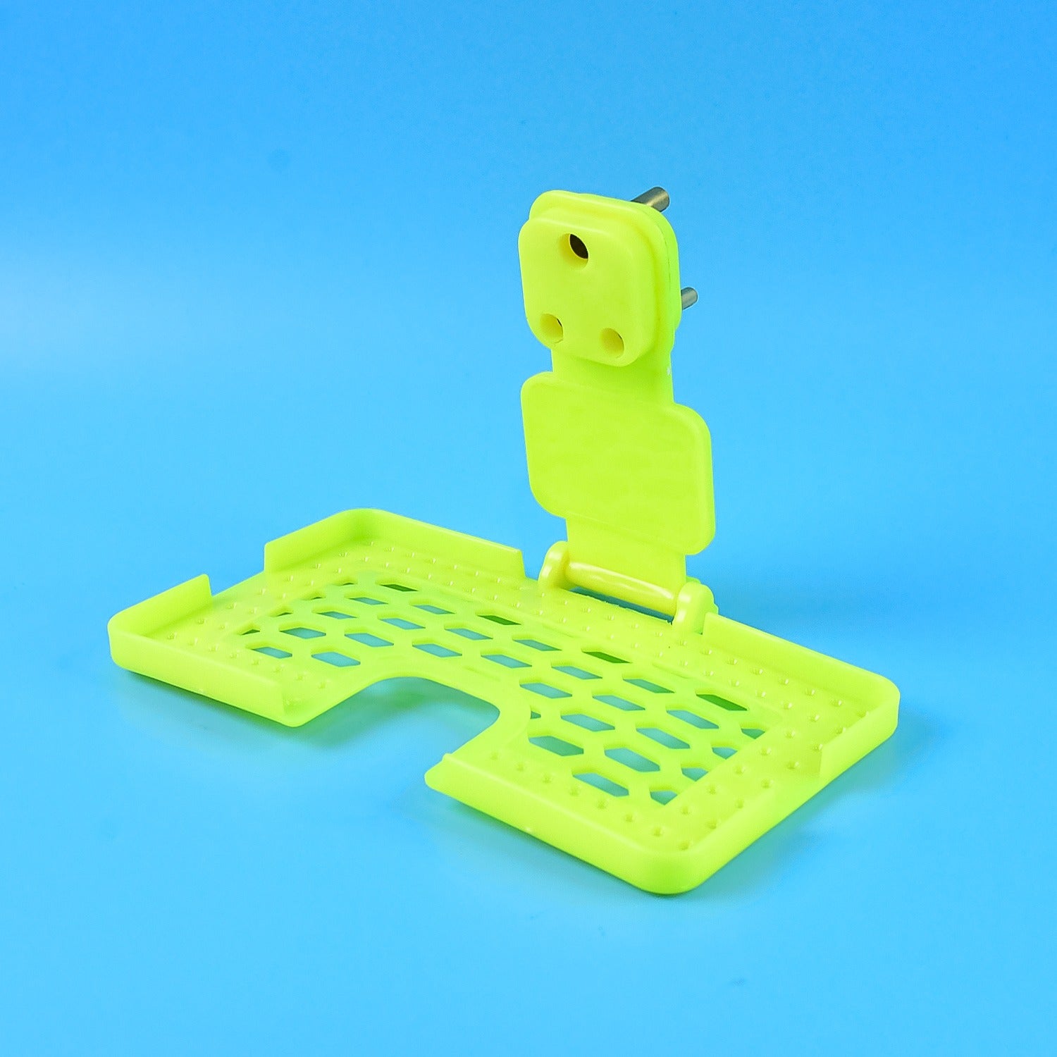 Multi-Purpose Wall Holder Stand for Charging Mobile, Just Fit in Socket and Hang (Mix Color / 1 pc)