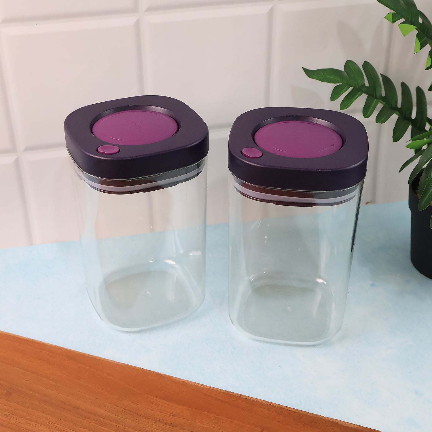 Supermom Airtight Kitchen Storage Containers (2 Pc Set / 1200ml)