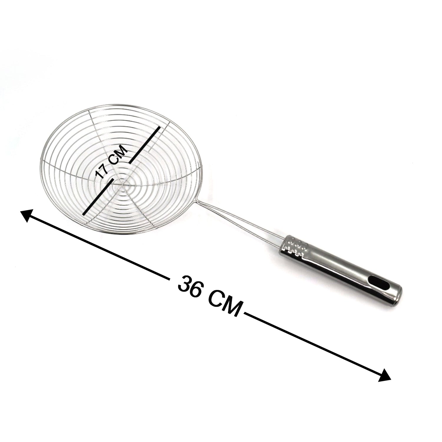 Medium Oil Strainer To Get Perfect Fried Food Stuffs Easily Without Any Problem And Damage.